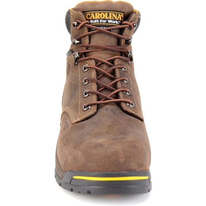 Carolina Men's Bruno Lo 6" Soft Toe Waterproof Insulated Work Boot -Brown- CA5021