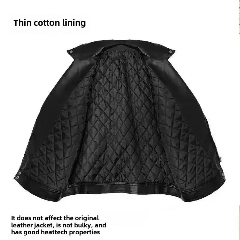 cold weather outfits Joskaa Women's Spring Autumn 2024 New Style Korean Version Loose Fit Casual Versatile Leather Jacket Street Fashion Biker Jacket INS Tr