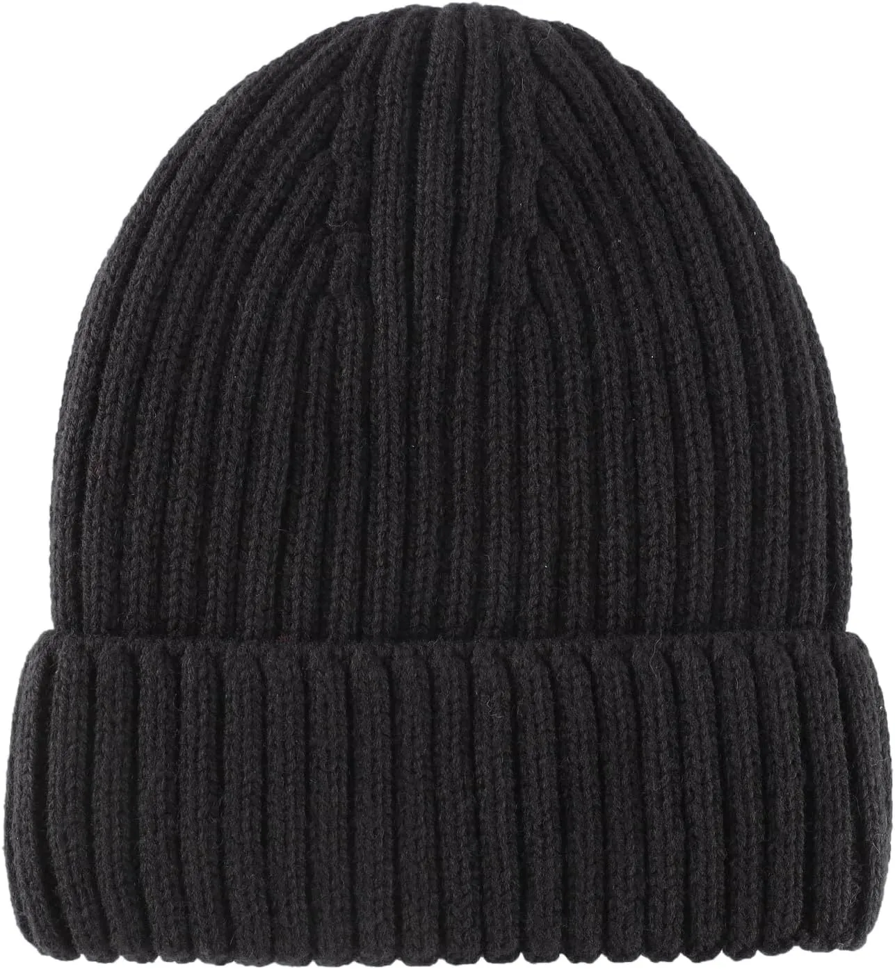 Connectyle Fleece Lined Cuffed Beanie Hat for Men Women Knitted Winter Wool Beanies Skull Cap Warm Watch Hat