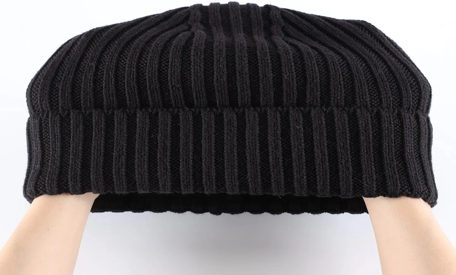 Connectyle Fleece Lined Cuffed Beanie Hat for Men Women Knitted Winter Wool Beanies Skull Cap Warm Watch Hat
