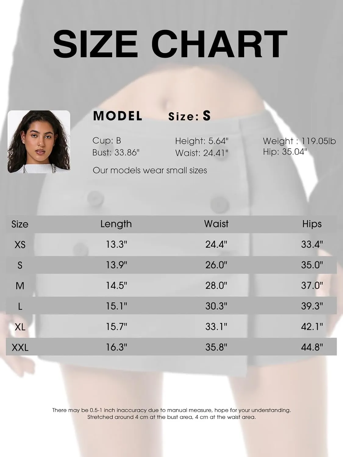EXLURA Womens Button Bodycon Mini Skirt Sexy Night Club High Waist Elastic Y2K Trendy Short Plaid Skirts