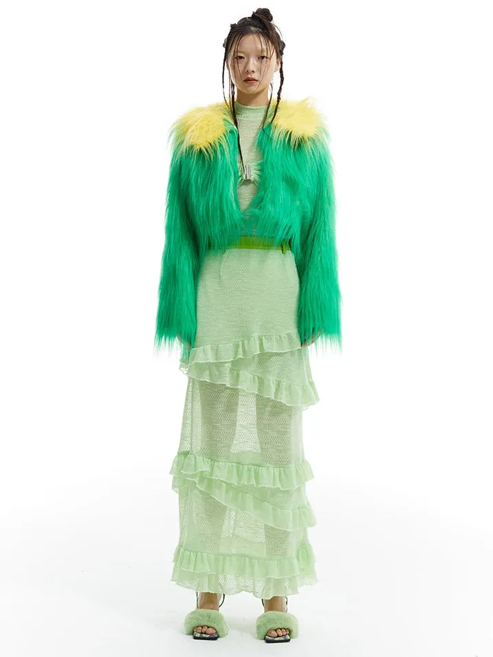 Faux Fur Warm Coat