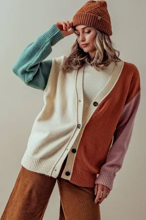 Hailee Multicolor Cardigan Sweater