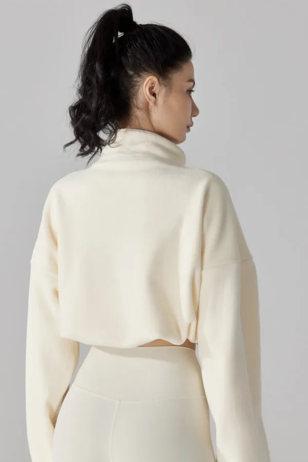 High Neck Fleece Jacket