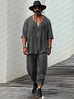 Leisure Modern Pullover Tee Set