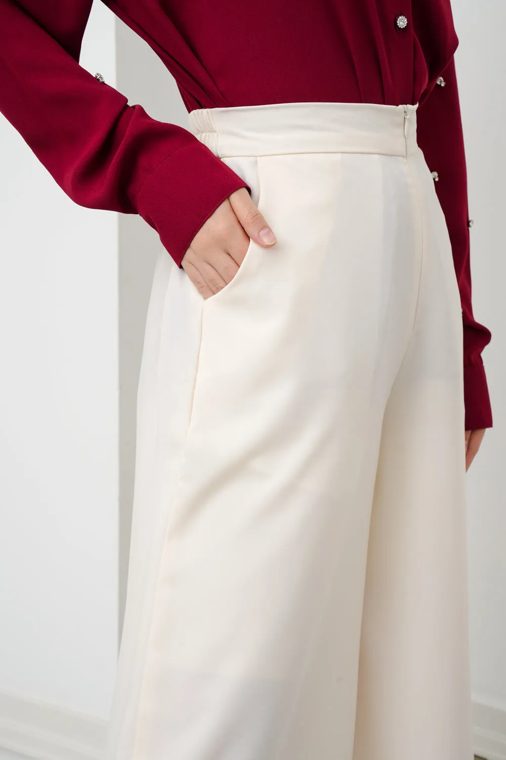 Mary Pants Buff Cream
