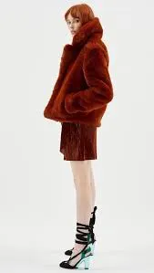 Mink Pink Sydney Faux Fur Jacket