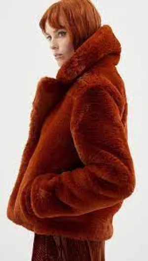 Mink Pink Sydney Faux Fur Jacket