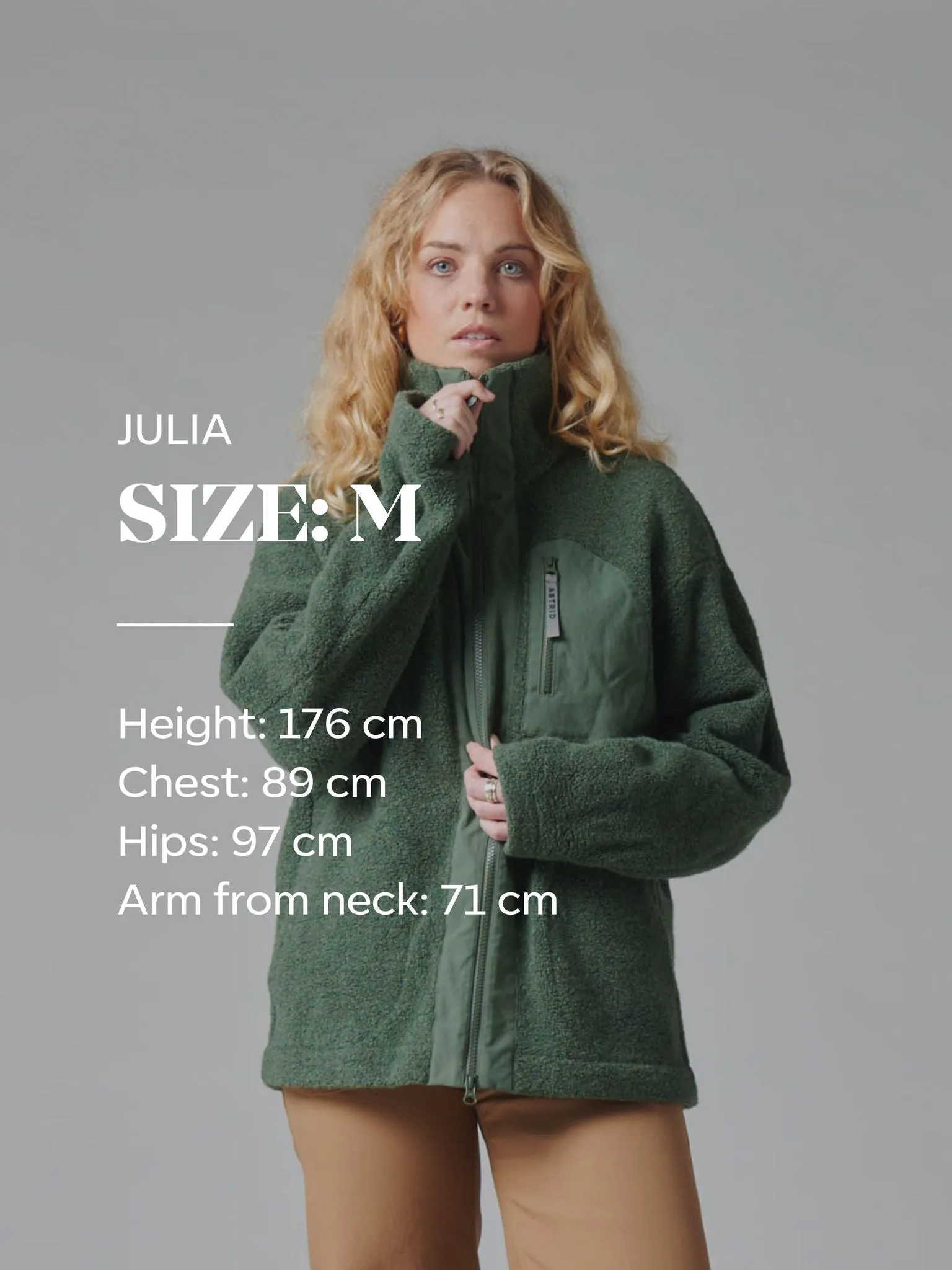 Minna Wool Fleece Jacket Black