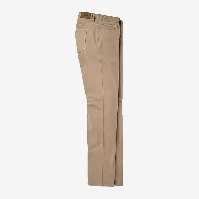 Peter Millar Ultimate Sateen 5 Pocket Pant - Grain