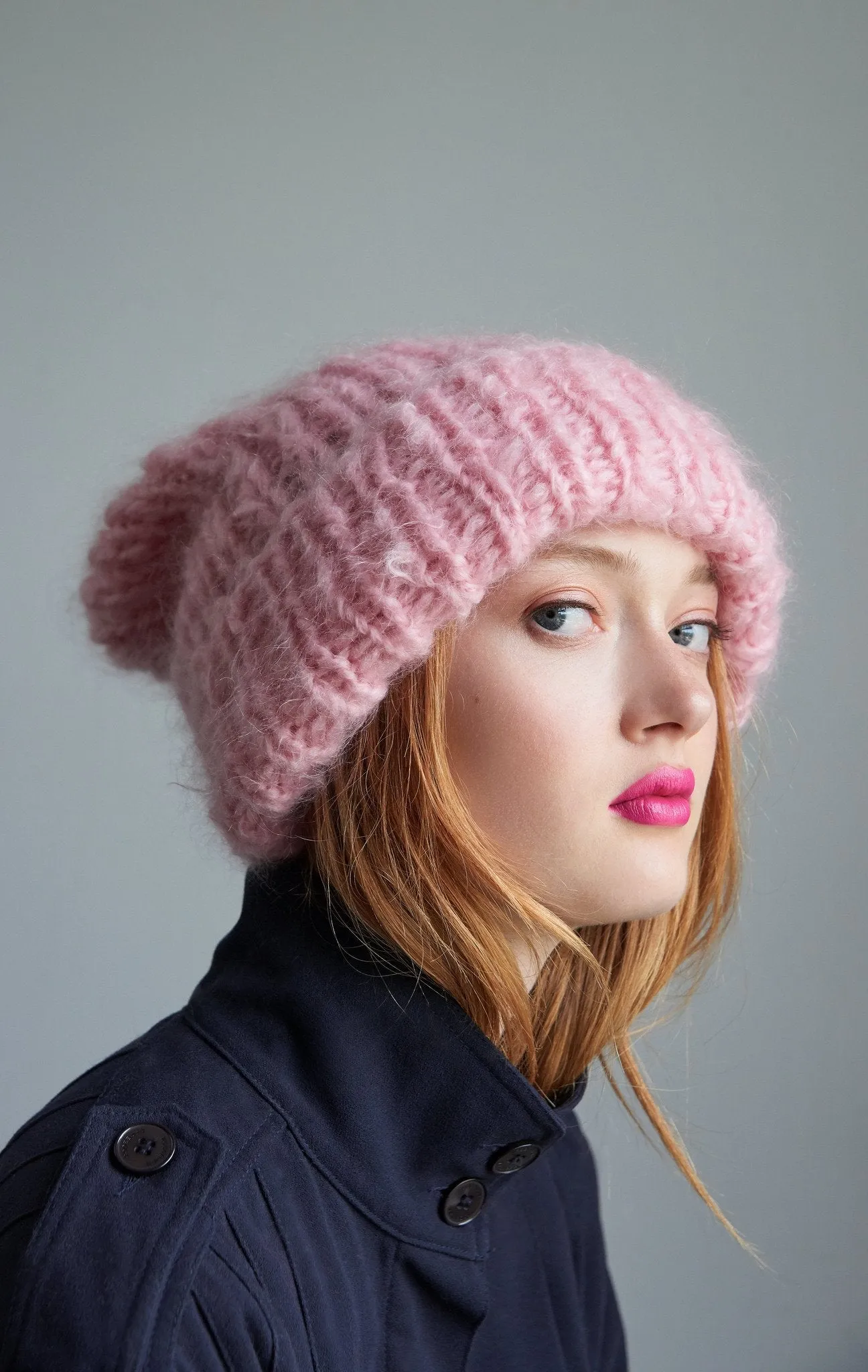 Slouchy Beanie- PATTERN - Mohair So Soft