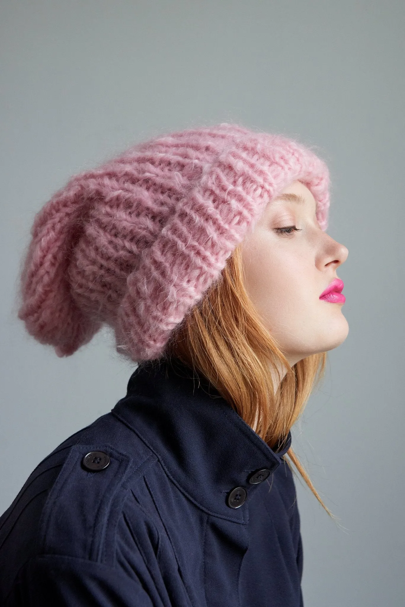 Slouchy Beanie- PATTERN - Mohair So Soft