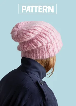Slouchy Beanie- PATTERN - Mohair So Soft