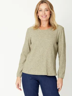 SLOUCHY RIB KNIT - Mint - 29912 - SW