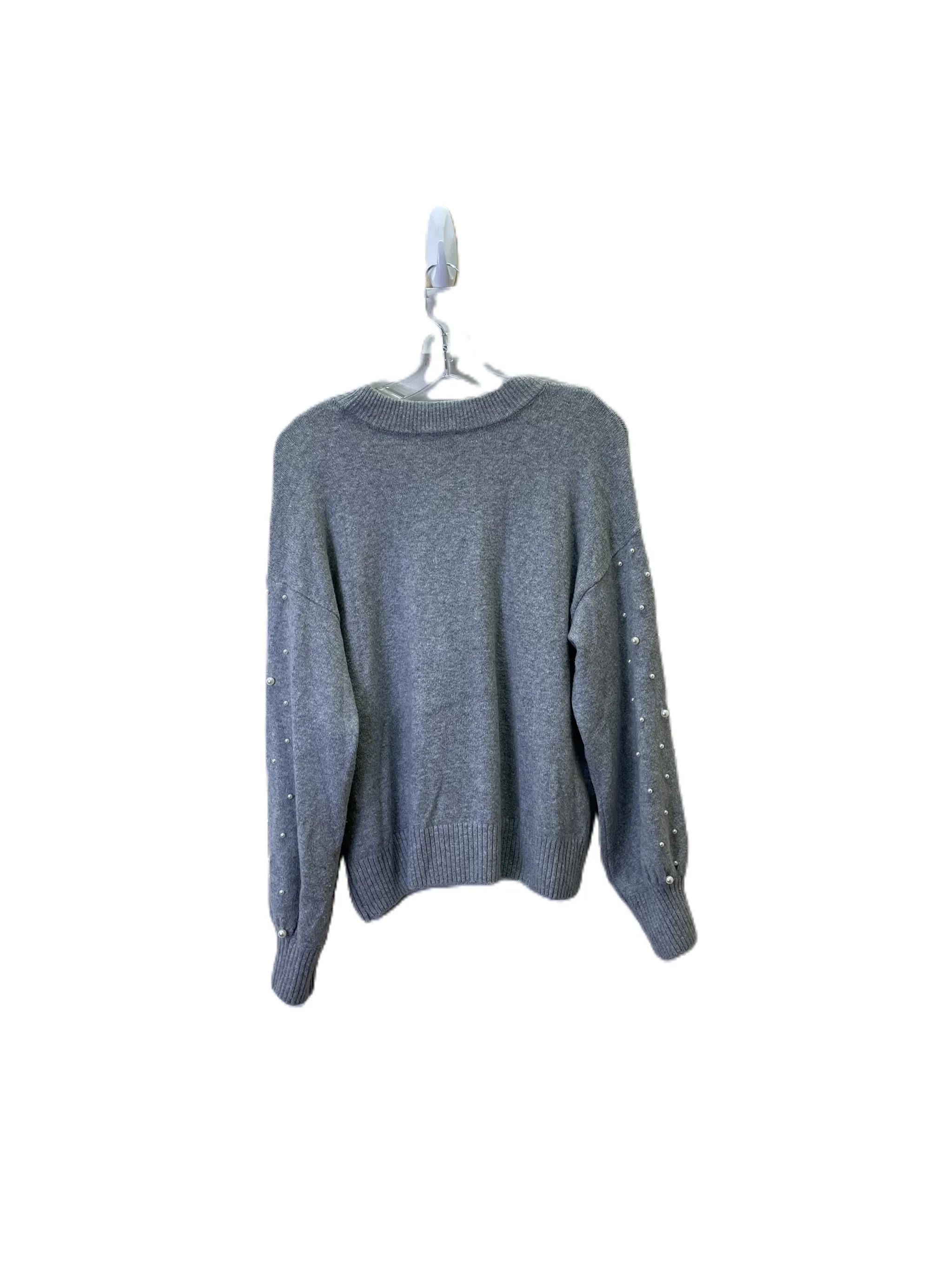 Sweater By Cece In Grey, Size: L