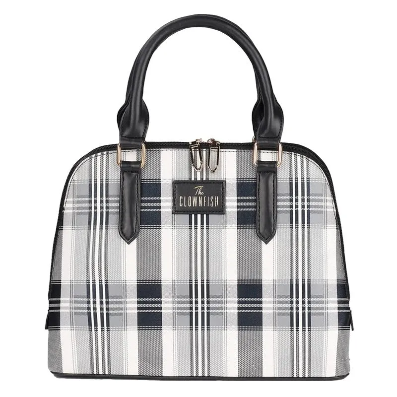 The Clownfish Gloria Handbag - Premium Faux Leather | Versatile & Stylish | 15L Capacity | Navy Blue