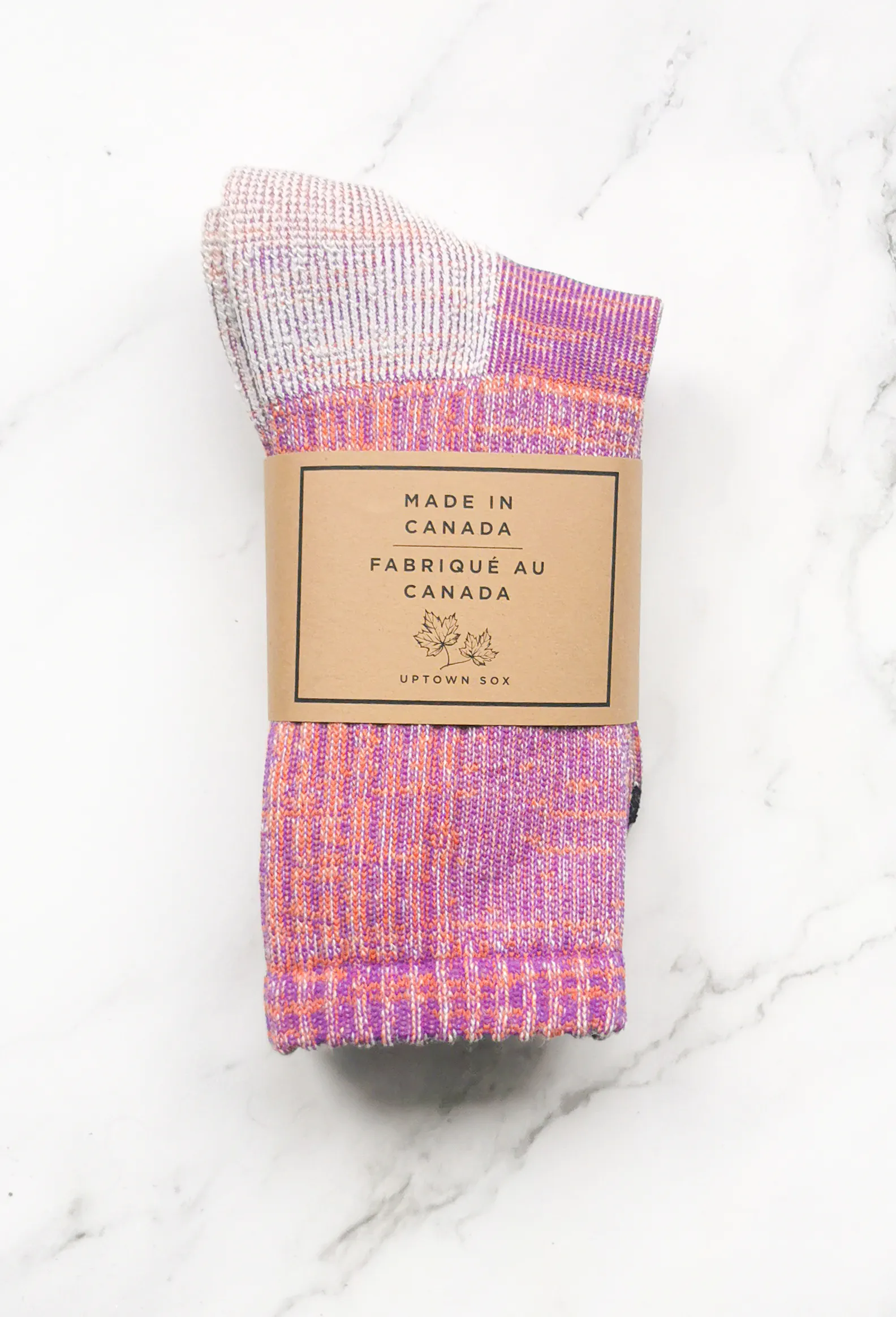 UPTOWN MADE IN CANADA - (S/M) - PURPLE/ORANGE