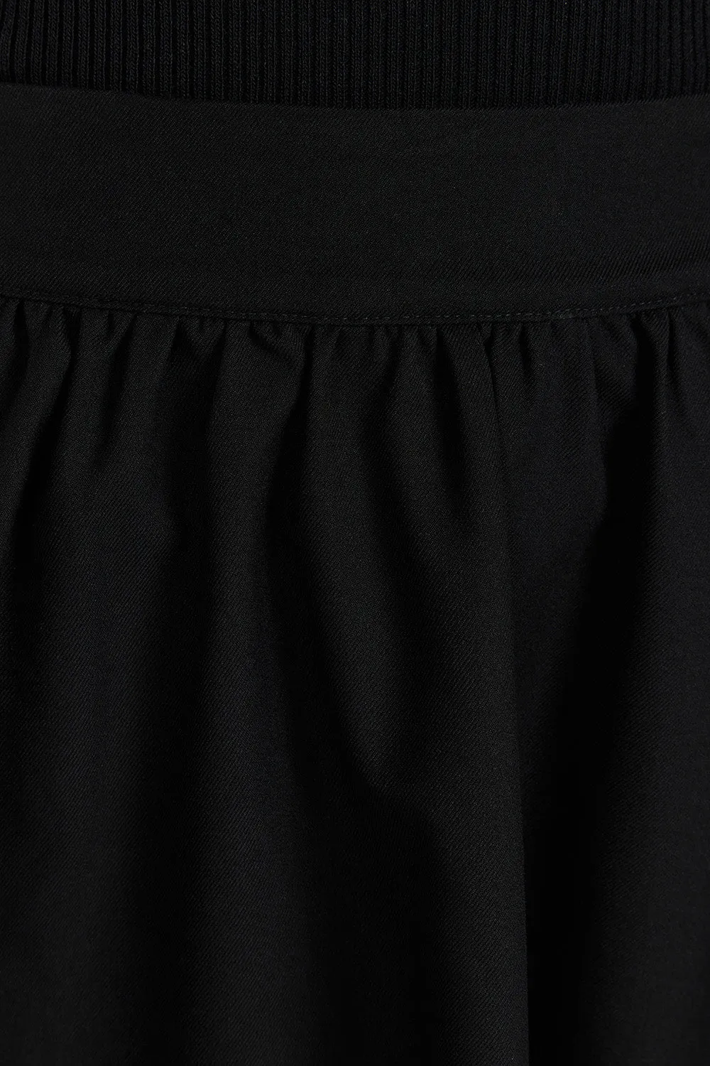 WILLOW BLACK MIDI SKIRT