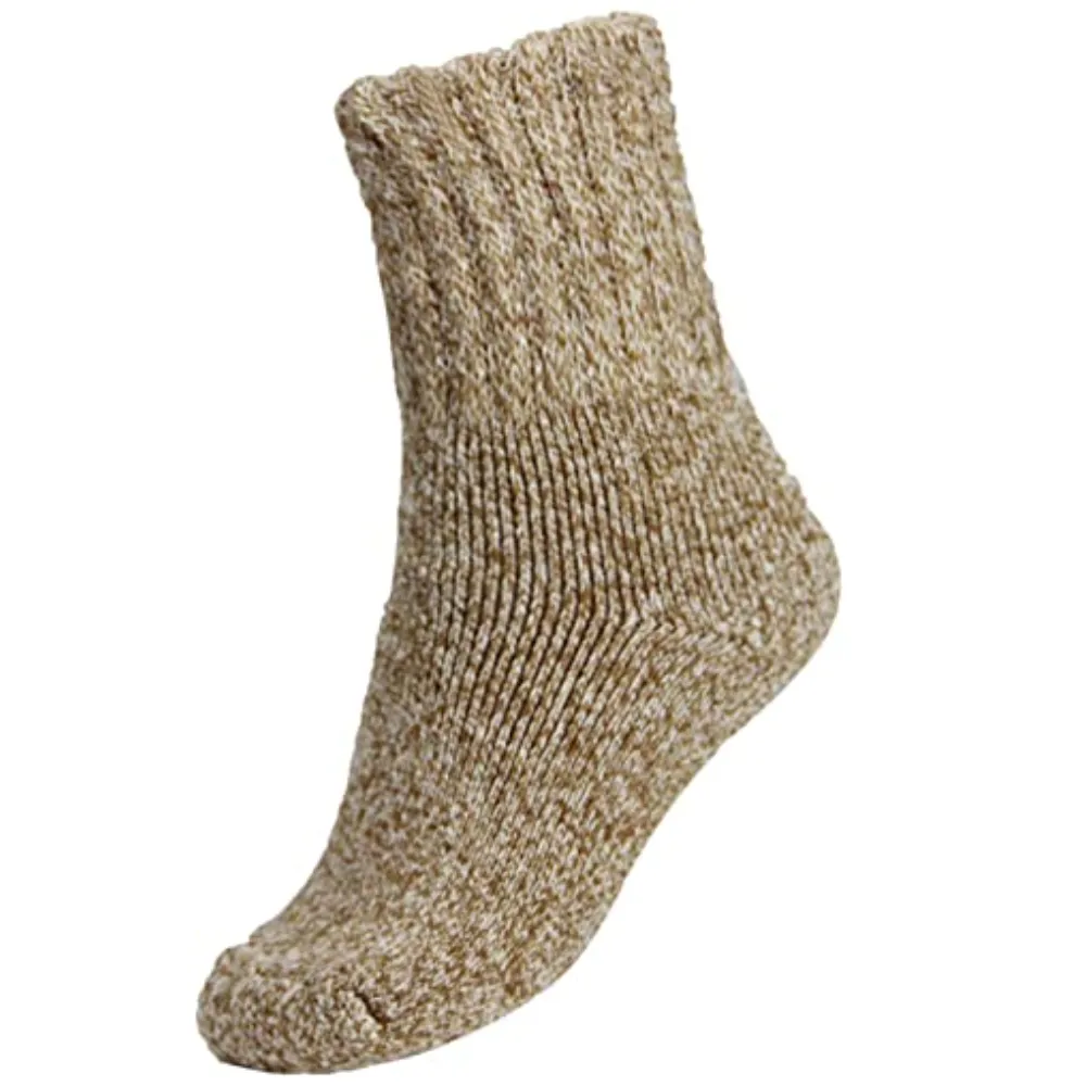 Women Solid Thick Warm Socks - 3 Pairs