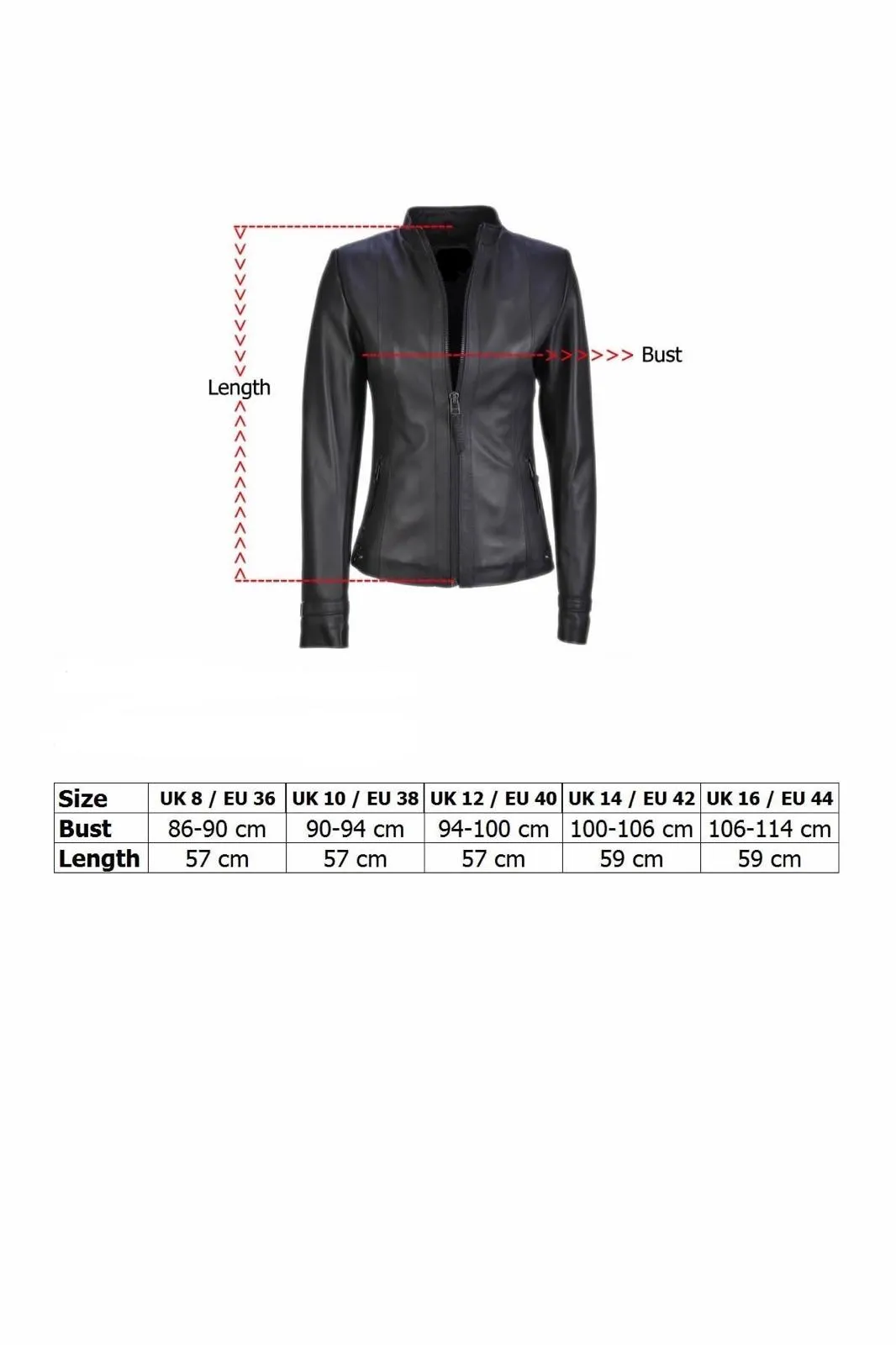 Women’s Classic Black Leather Jacket