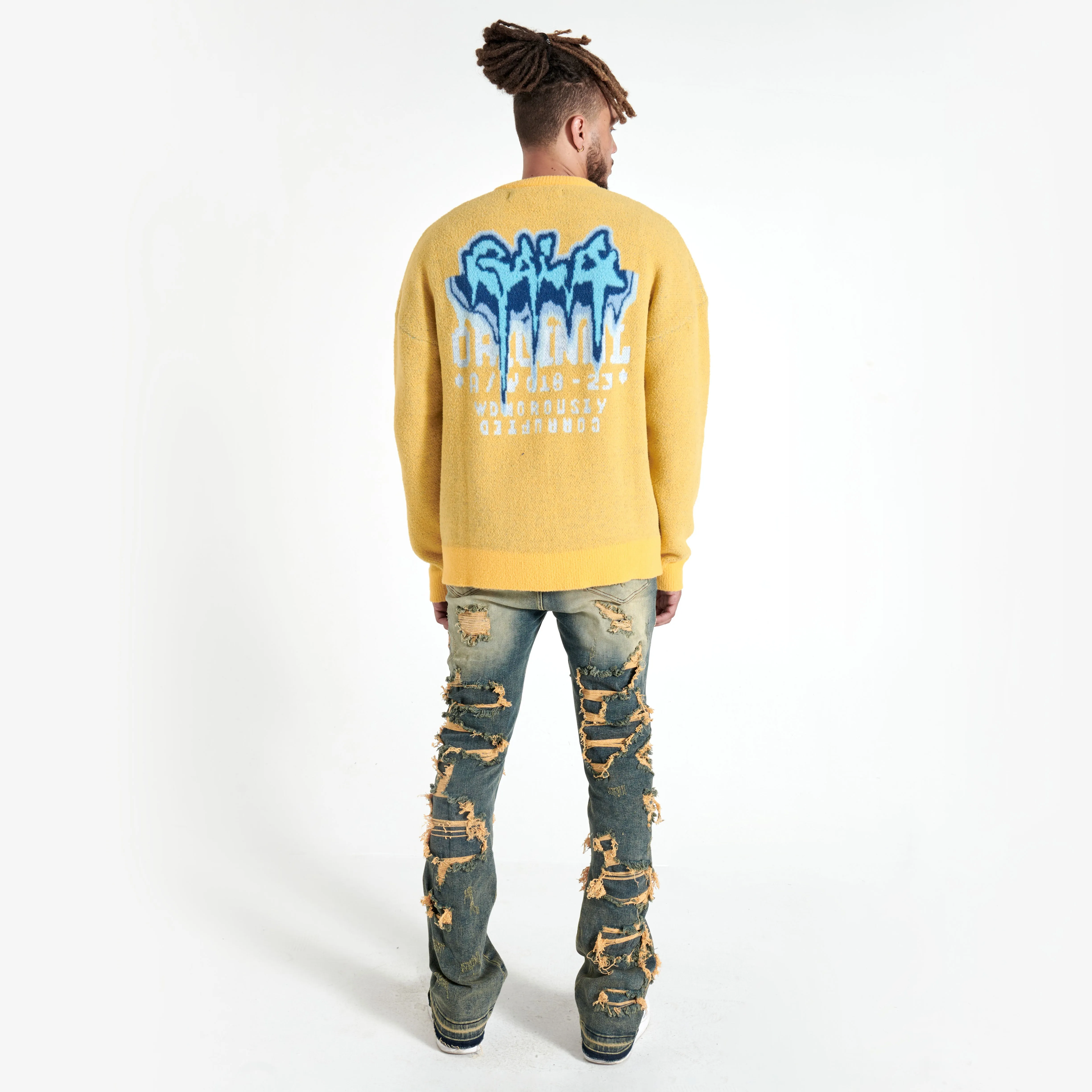 WONDER MOHAIR SWEATER (YELLOW)